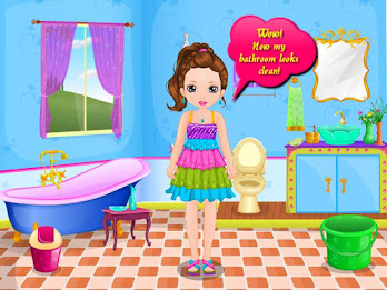 Princess Bathroom Cleaning poster 6