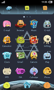 Alien GO LauncherEX Theme(圖3)-速報App