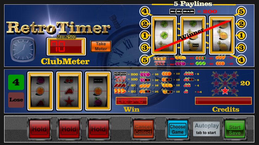Retro Timer slot machine Screen 3