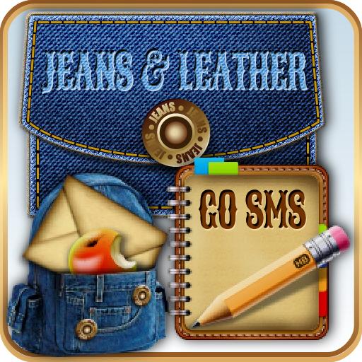 GOSMS/POPUP Jeans Leather 個人化 App LOGO-APP開箱王