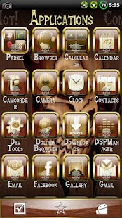 Free Wood Skull ssLauncher Theme APK for Android