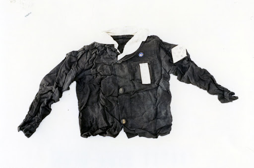 School uniform found in the burnt-out ruins