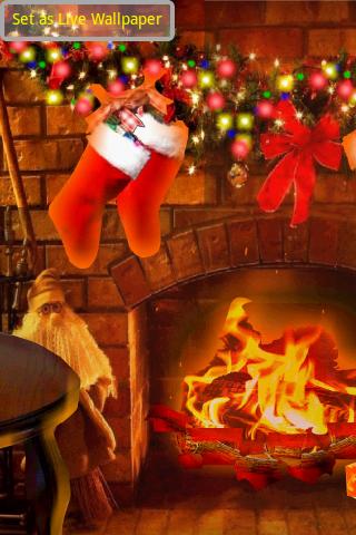 免費下載個人化APP|HD Christmas Santa Fire & Tree app開箱文|APP開箱王