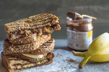 Grilled Banana Nutella Sandwich