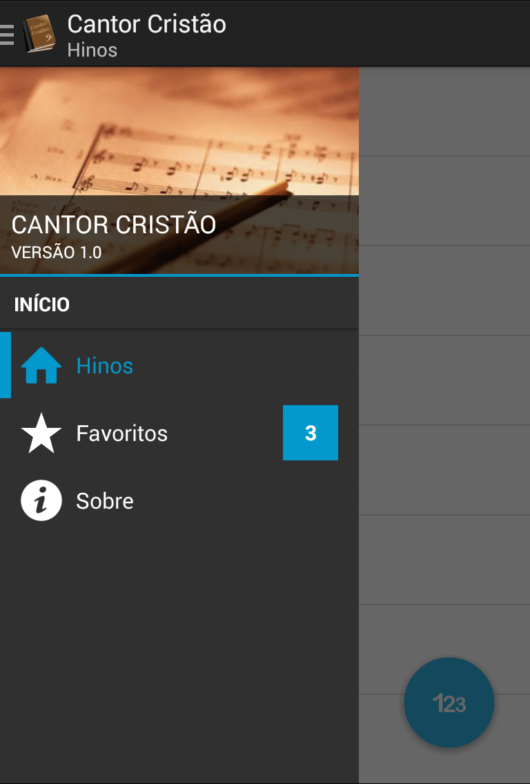 Cantor Cristão Screen 1