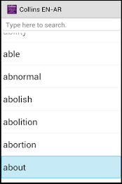 Collins Gem Arabic Dictionary poster 4