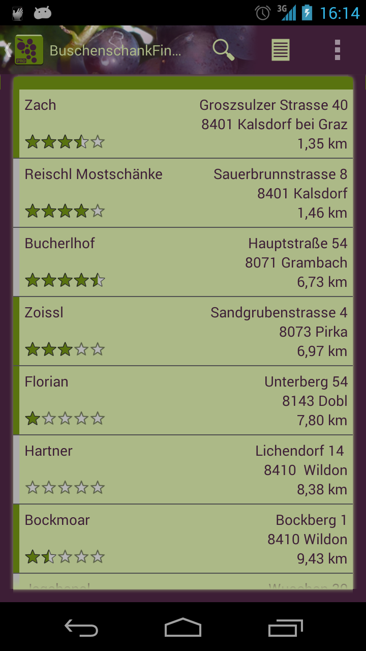 BuschenschankFinder Pro Screen 3