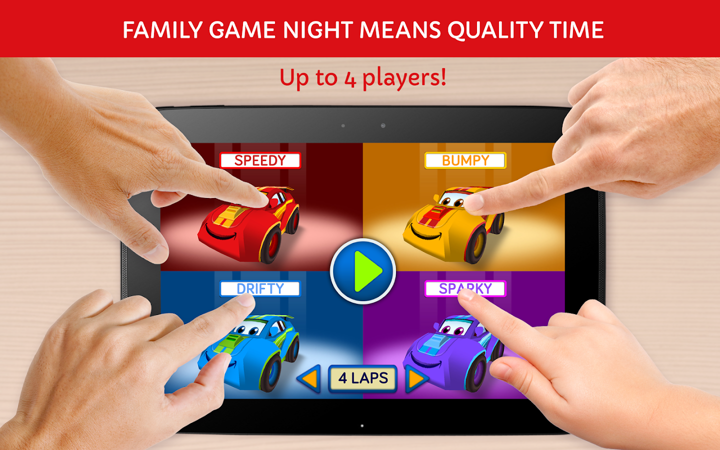 World Racers family board game - screenshot