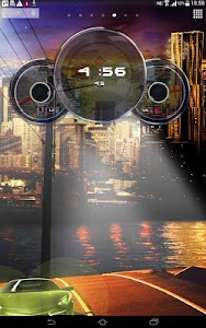 Cars Live Clock Wallpaper screenshot 1