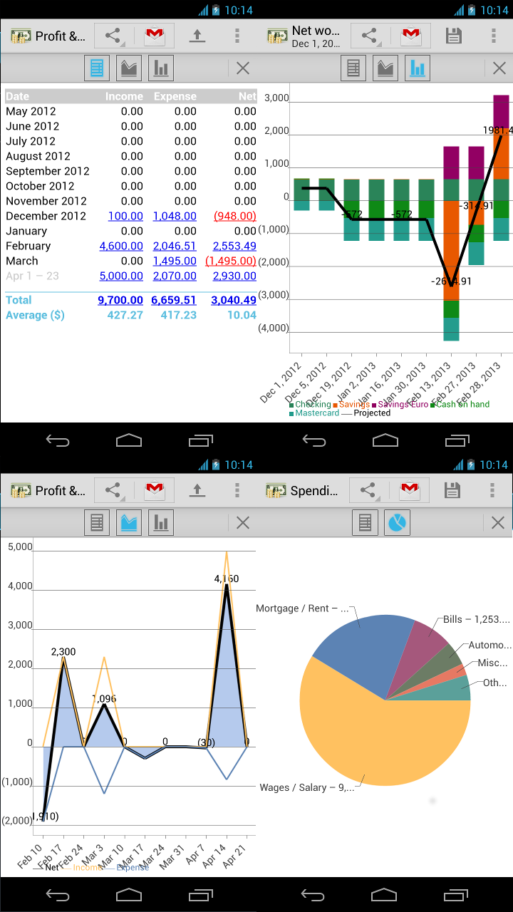 anMoney Budget &amp; Finance PRO Screen 2