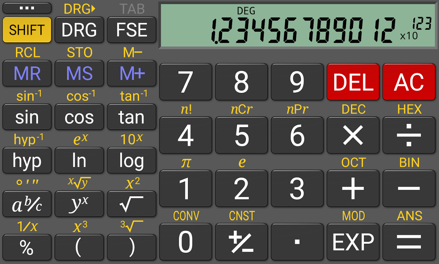 RealCalc Plus - screenshot