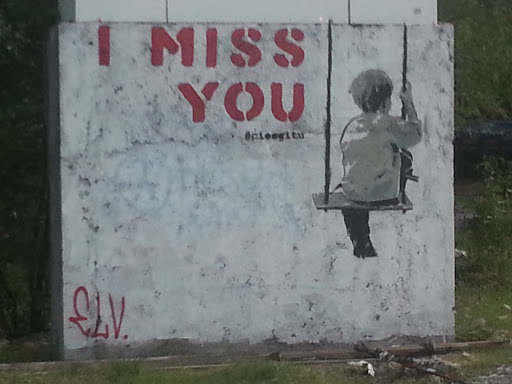 I MISS YOU Mural