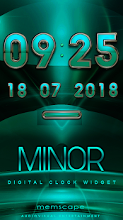 MINOR Digital Clock Widget