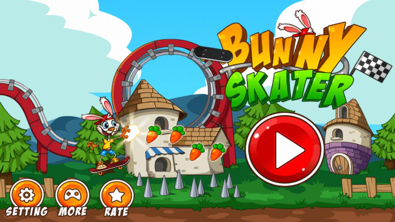 Android application Bunny Skater screenshort