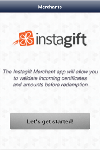 InstaGift Merchants Scanner