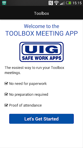 UIG Toolbox Meetings