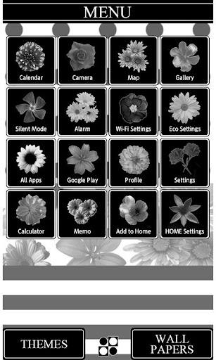 Flower Wallpaper Monochrome 1.2 Windows u7528 2