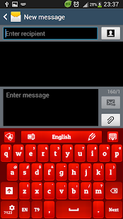 GO Keyboard Red Rose Screenshots 9