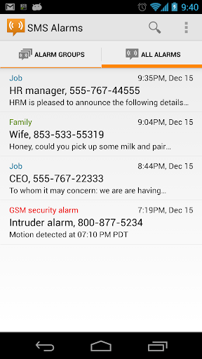 【免費通訊App】SMS Alarms-APP點子