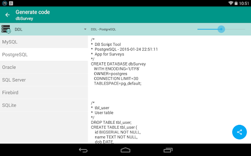 Database Script Tool - screenshot thumbnail