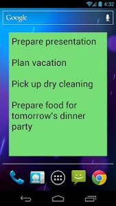 Simple Sticky Note Widget Plus v2.0