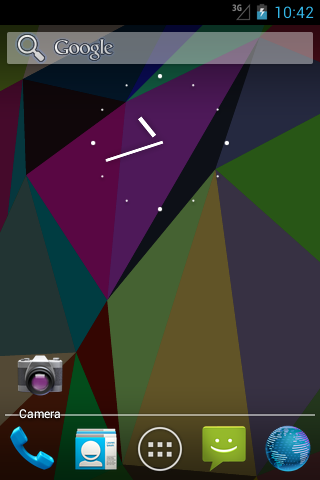 Wallpaper - Changing Triangles