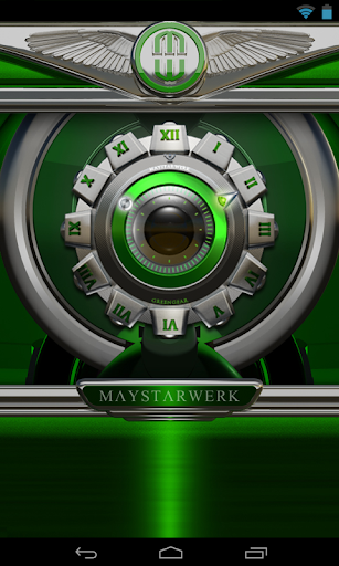 免費下載個人化APP|Clock Widget Green Gear app開箱文|APP開箱王