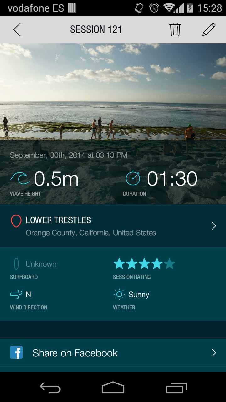 Glassy Surf Report | Forecast Screen 1