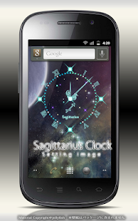Free Download 12星座☆射手座アナログ時計ウィジェット APK for Android