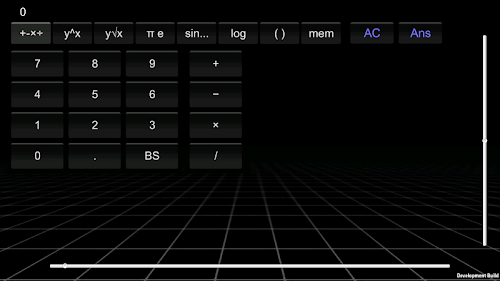 Android application わかりやすい関数計算機　VisCalc screenshort