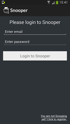 Snooper User Panel