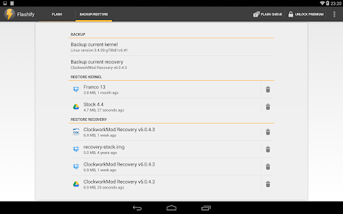 Flashify FULL (for root users) Apk 1.6.3