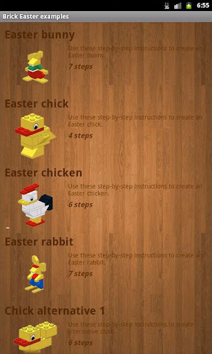 Brick Easter examples