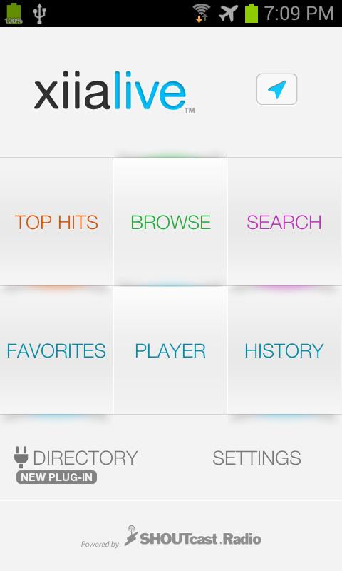 Android application XiiaLive - Radio Reference screenshort
