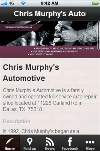 【免費商業App】Chris Murphy's Automotive-APP點子