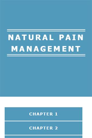 NATURAL PAIN MANAGEMENT