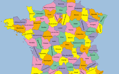 France Departments Map Puzzle(圖3)-速報App