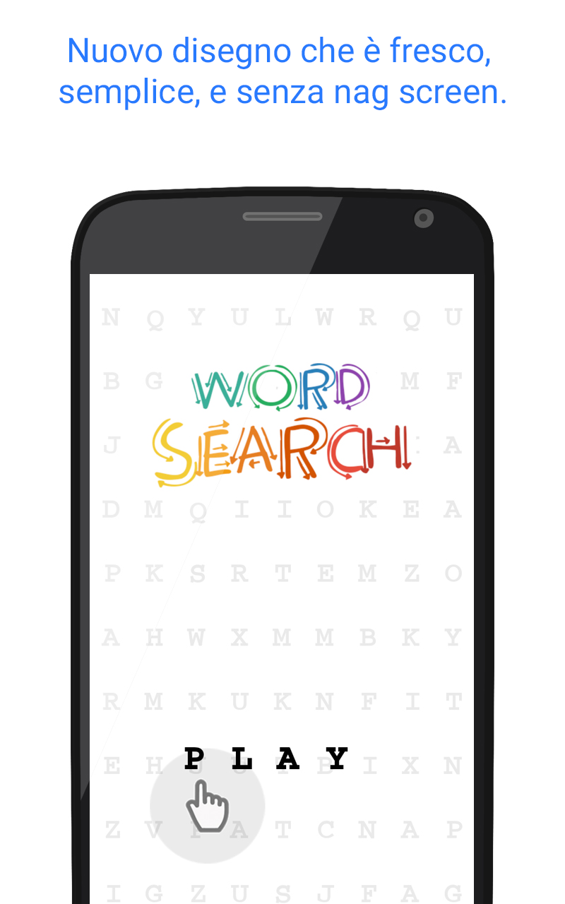 Android application Word Search Puzzle Game RJS screenshort