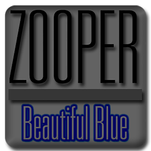 Beautiful Blue - Zooper Pro.apk 4.0