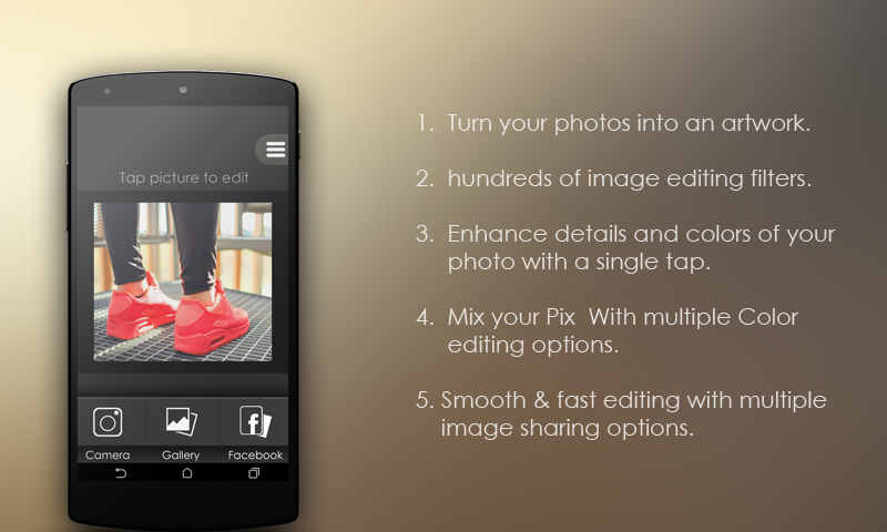 Pixter - Photo Effects Editor Screen 1