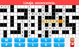 Crucigrama Español