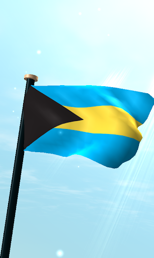 Bahamas Flag 3D Live Wallpaper
