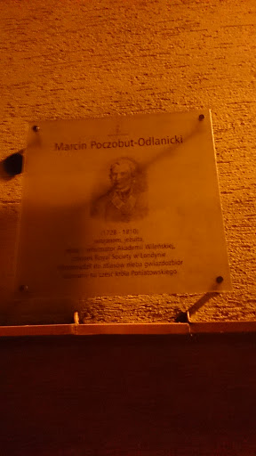 Tablica Marcin Poczobut Odlanski