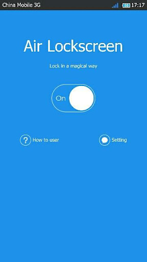 Magic Air Lockscreen