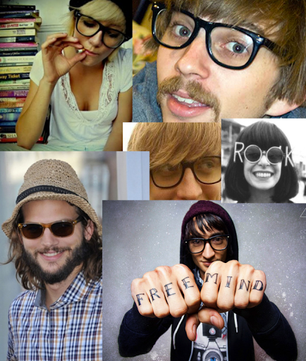 Gafas hipster un look Blickers