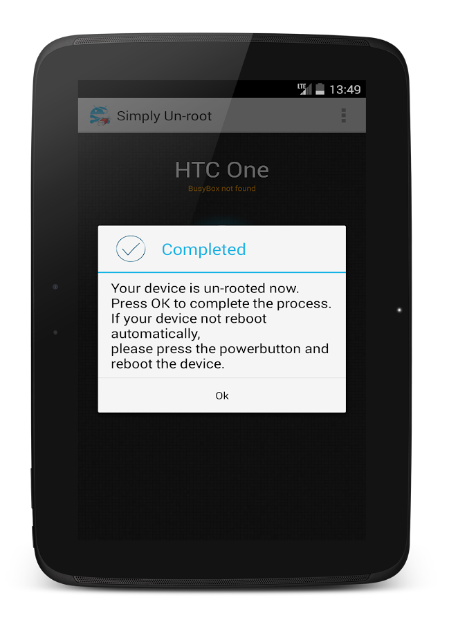 Simply Unroot - screenshot