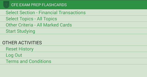 CFE Exam Prep Flashcards