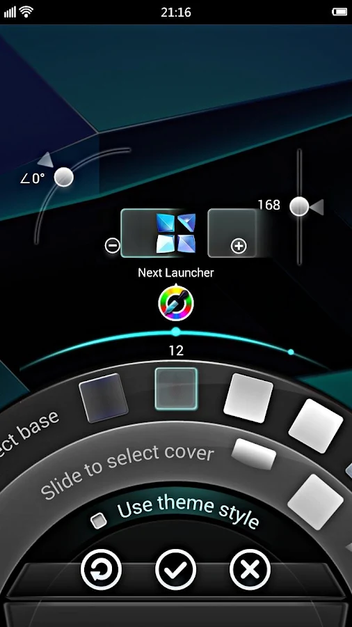 Next Launcher 3D Shell - screenshot