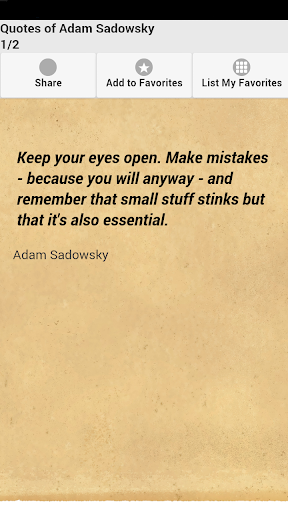 Quotes of Adam Sadowsky