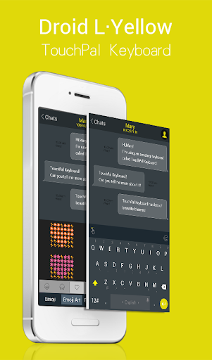 【免費工具App】Droid L Yellow Keyboard Theme-APP點子